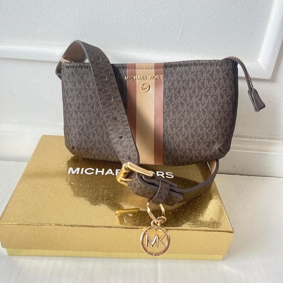 MICHAEL Michael Kors Handbags - Michael Kors Adjustable Belt Waist Bag Fanny Pack MK Logo Travel